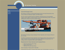 Tablet Screenshot of hartmantrucking.com